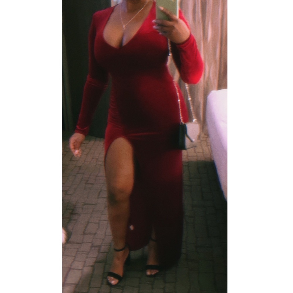 Gorgeous eye catching velvet dress